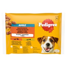 Pedigree Adult smíšený výběr v želé 4 x 100g (400g)