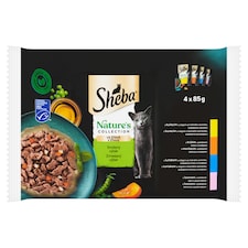 Sheba Nature's Collection smíšený výběr ve šťávě 4 x 85g (340g)