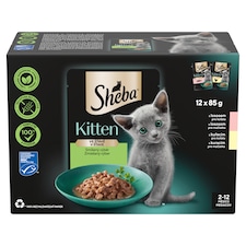 Sheba Kitten smíšený výběr ve šťávě 12 x 85g (1,02kg)