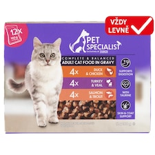 Pet Specialist Kousky v omáčce 12 x 100g (1200g)