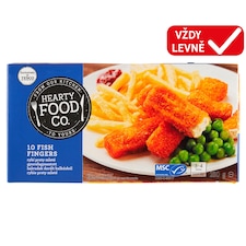 Hearty Food Co. Rybí prsty mleté 10 ks 250g