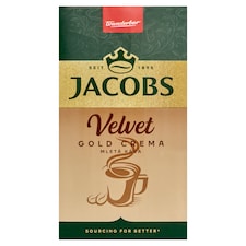 Jacobs Velvet Gold Crema mletá káva 250g