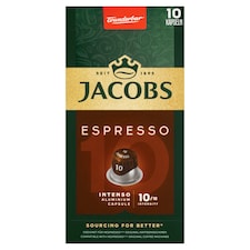 Jacobs Espresso Intenso pražená mletá káva v kapslích 52g