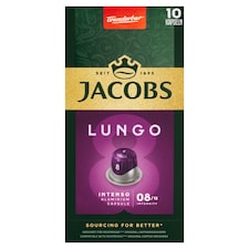 Jacobs Lungo Intenso pražená mletá káva v kapslích 52g