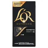 L'OR Espresso Ristretto pražená mletá káva v kapslích 10 ks 52g