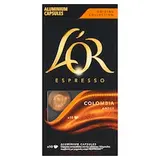 L'OR Espresso Colombia Andes pražená mletá káva v kapslích 10 ks 52g