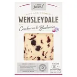 Finest Wensleydale tvrdý plnotučný sýr se slazenými sušenými brusinkami a borůvkami 200g