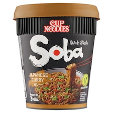 Cup Noodles Instantní pšeničné nudle s ochucující omáčkou na způsob japonského kari 90g