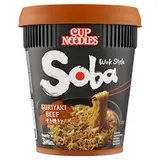 Cup Noodles Instantní pšeničné nudle s ochucující omáčkou s příchutí hovězí sukiyaki 89g