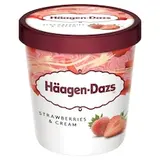 Häagen-Dazs Jahodová zmrzlina smetanová s kousky jahod 460ml