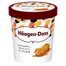 Häagen-Dazs Smetanová zmrzlina s kousky sušenek a mléčným karamelem 460ml