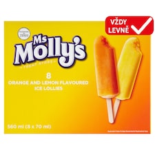 Ms Molly's Mražený krém s citronovou a pomerančovou příchutí 2 x 4 x 70ml (560ml)