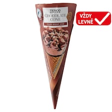 Mražený krém čokoládový v oplatkovém kornoutu 120ml