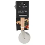 Go Cook Bukové dřevo & nerezový kráječ na pizzu