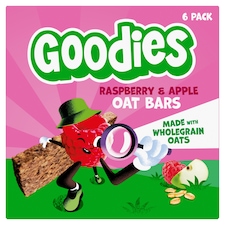 Goodies ovesné tyčinky malina a jablko 6 x 23g