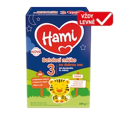 HAMI 3 batolecí mléko na dobrou noc 600g