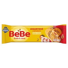 Opavia sušenky BeBe Dobré Ráno s jogurtem a jahodami 50,6g