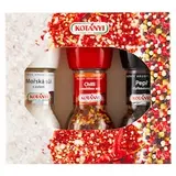 Kotányi Tripack mlýnky Pepř, Sůl, Chilli 3 ks