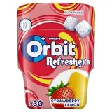 Wrigley's Orbit Refreshers žvýkačka bez cukru s jahodovou, citronovou příchutí se sladidly 30 ks 67g