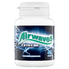 Wrigley's Airwaves Extreme žvýkačka bez cukru se silnou příchutí mentolu a eukalyptu 46 ks 64g