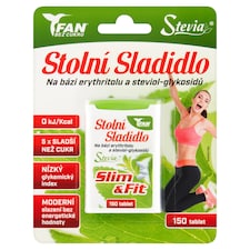 FAN Sladidla Stevia Slim & Fit stolní sladidlo 150 tablet 7,8g