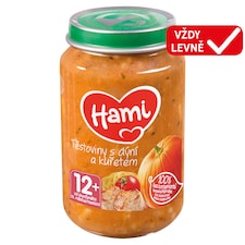 Hami Těstoviny s dýní a kuřetem od ukončeného 12. měsíce 200g