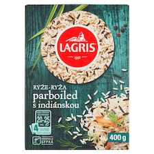 Lagris Rýže parboiled s indiánskou ve varných sáčcích 400g