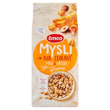 Emco Mysli na Zdraví Křupavé med a oříšky 750g