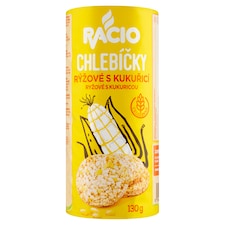 Racio Chlebíčky rýžové s kukuřicí 130g