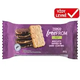 Free From Sušenky bez lepku polomáčené v tmavé polevě 80g