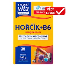 Maxi Vita Vaše Zdraví Hořčík + B6 30 tablet 28,5g