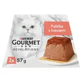 Gourmet Revelations pro kočky losos paštika v omáčce 2 x 57g