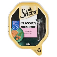 Sheba Classics kompletní mokré krmivo pro dospělé kočky s lososem 85g