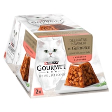 Gourmet Revelations pro kočky losos v želé 2 x 57g