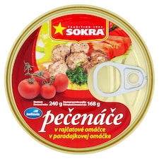 Sokra Pečenáče v rajčatové omáčce 240g