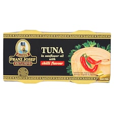 Franz Josef Kaiser Exclusive Tuňák ve slunečnicovém oleji s příchutí chilli 2 x 80g (160g)
