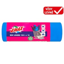 4MAX Pytle na odpadky 120 l 10 ks
