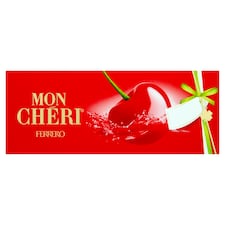 Ferrero Mon Chéri Čokoládové bonbony formované s likérovou náplní a celou třešní 105g