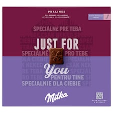 Milka bonboniéra Just For You, kakaová náplň 110g