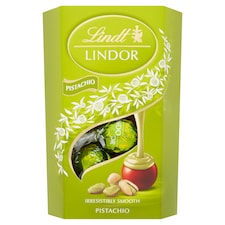 Lindt Lindor Mléčná čokoláda s jemnou pistáciovou náplní 200g