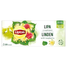 Lipton Linden with Raspberry aromatizovaný bylinný nálev 20 sáčků 18g