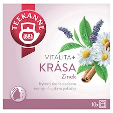 Teekanne Vitalita+ Krása zinek bylinný čaj 10 x 1,75g (17,5g)