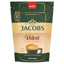 Jacobs Velvet Gold Crema rozpustná káva 170g