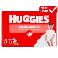 Huggies Little Movers plenky velikost 5 pro děti 11-25kg 42 ks