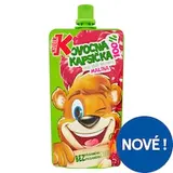 Kubík 100% ovocná kapsička jablko, banán, mrkev, malina 100g