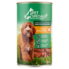 Pet Specialist Kousky s kuřecím, játry a mrkví v omáčce 1240g