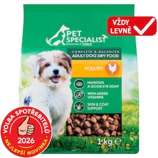 Pet Specialist Kompletní krmivo pro dospělé psy středních a malých plemen s drůbežím 1kg