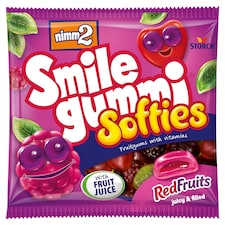 nimm2 Smilegummi Měkké plněné želé s ovocnou chutí a vitaminy 90g