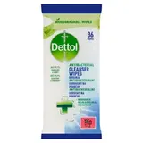 Dettol Antibakteriální ubrousky na povrchy 36 ks
