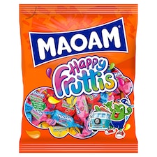 Maoam Happy Fruttis karamely s příchutěmi ovocnými a kolovou 175g